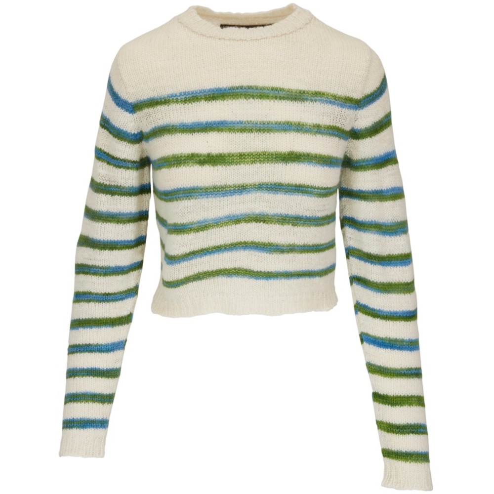 Elder Statesman Cashmere Striped Sweater (Size: XS).